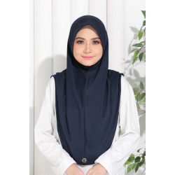 Tudung Adeela Active Size L - Dark Blue